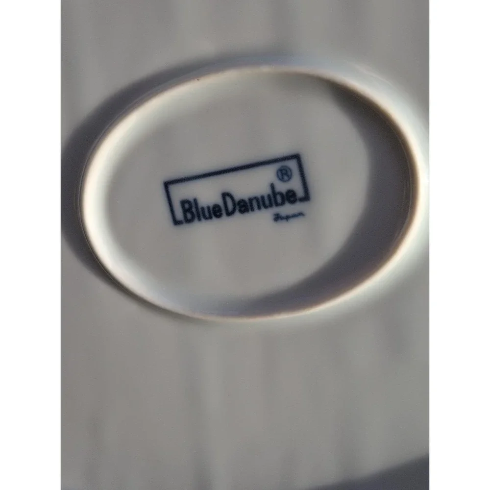 Vintage Blue Danube Japan Oval Serving Platter 15 3/4